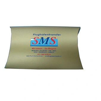 Custom Logo Paper Pillow Box Gift Cardboard Candy Chocolate Packaging Boxes